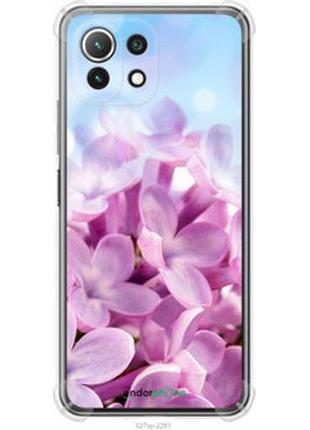 Чехол на xiaomi mi 11 lite сирень "527sp-2281-2448"