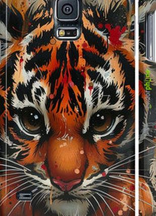 Чехол на samsung galaxy s5 g900h mini tiger "6052m-24-2448"