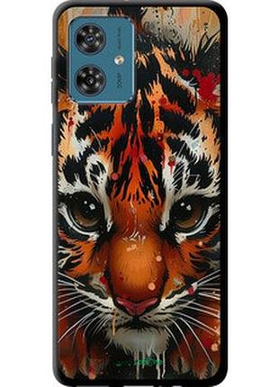 Чехол на motorola moto g54 mini tiger "6052b-3339-2448"