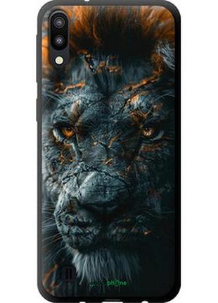 Чехол на samsung galaxy m10 пламенный лев "6153b-1661-2448"