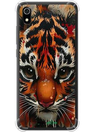 Чехол на xiaomi redmi 7a mini tiger "6052sp-1716-2448"