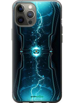 Чехол на iphone 12 pro max молнии в цилиндре "120u-2054-2448"
