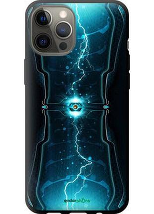 Чехол на iphone 12 pro max молнии в цилиндре "120b-2054-2448"