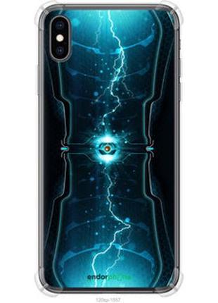 Чехол на iphone xs max молнии в цилиндре "120sp-1557-2448"