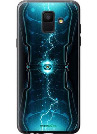 Чехол на samsung galaxy a6 2018 молнии в цилиндре "120u-1480-2448"