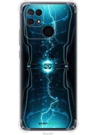 Чехол на xiaomi redmi 10c молнии в цилиндре "120sp-2591-2448"