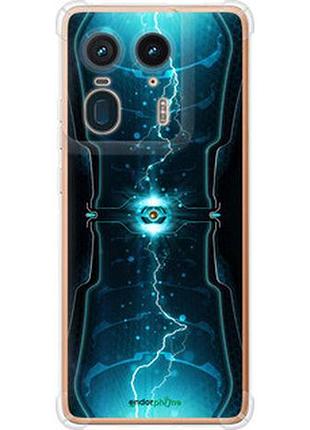 Чехол на motorola moto x50 ultra молнии в цилиндре "120sp-3866-2448"