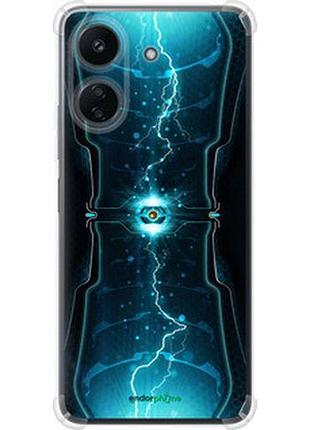 Чехол на xiaomi poco c65 молнии в цилиндре "120sp-3447-2448"