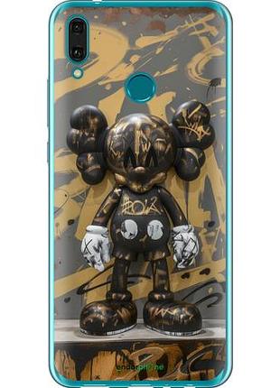 Чехол на huawei y9 2019 bronze kaws "6097u-1602-10746"