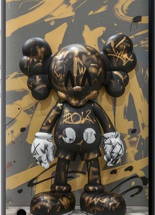 Чехол на huawei honor 6 plus bronze kaws "6097u-179-10746"