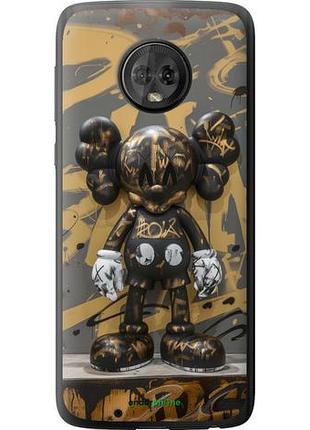 Чехол на motorola moto g6 bronze kaws "6097u-982-10746"