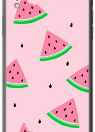 Чехол на iphone xr розовый арбуз "4314sp-1560-2448"