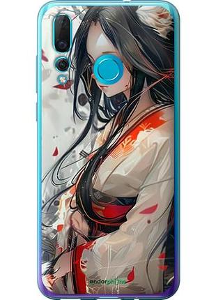 Чехол на huawei nova 4 кицуне "6073u-1632-10746"