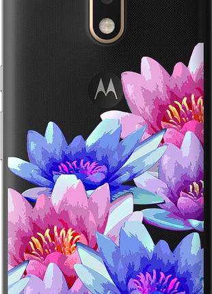 Чехол на motorola moto g4 лотос "4862u-511-10746"