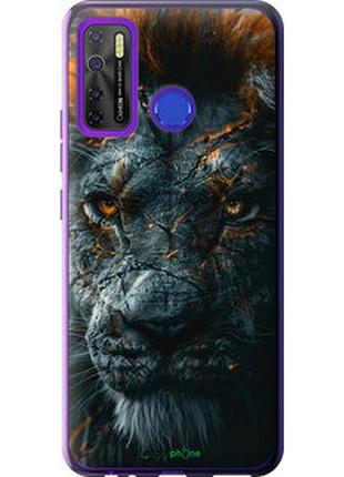 Чохол на tecno camon 15 плам'яний лев "6153u-2405-2448"