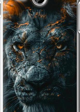 Чехол на lenovo a529 пламенный лев "6153u-200-2448"
