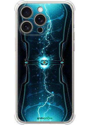 Чехол на iphone 15 pro max молнии в цилиндре "120sp-3098-2448"