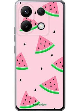 Чехол на xiaomi poco x6 розовый арбуз "4314u-3678-2448"