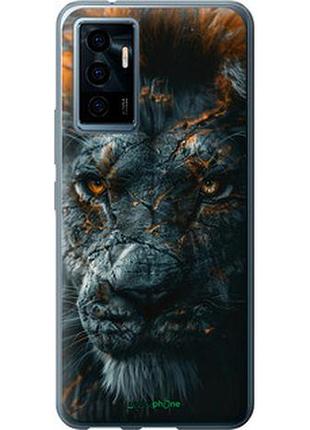 Чехол на vivo v23e пламенный лев "6153u-2641-2448"