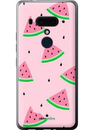 Чохол на htc u12 plus рожевий кавун "4314u-1712-2448"