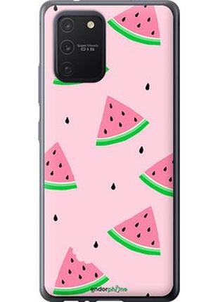 Чехол на samsung galaxy s10 lite 2020 розовый арбуз "4314t-1851-2448"