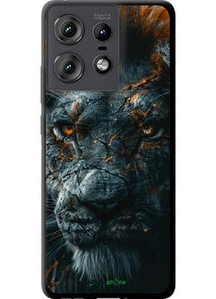 Чехол на motorola edge 50 pro 5g пламенный лев "6153b-3710-2448"