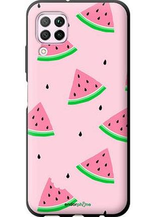 Чехол на huawei p40 lite розовый арбуз "4314b-1887-2448"