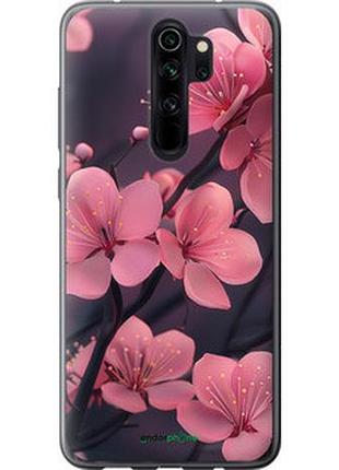 Чохол на xiaomi redmi note 8 pro пурпурова сакура "6075u-1783-2448"