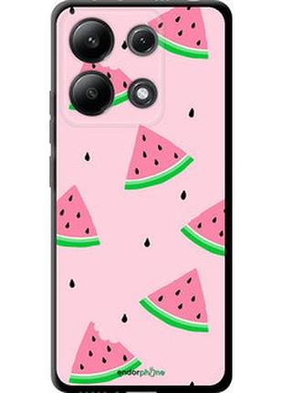 Чехол на xiaomi redmi note 13 4g розовый арбуз "4314b-3654-2448"