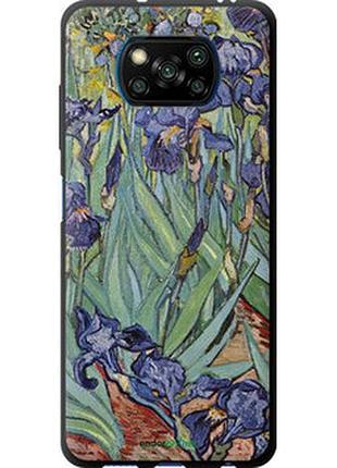 Чехол на xiaomi poco x3 pro винсент ван гог. ирисы "161b-2938-2448"