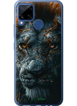 Чохол на realme c15 плам'яний лев "6153u-2063-2448"