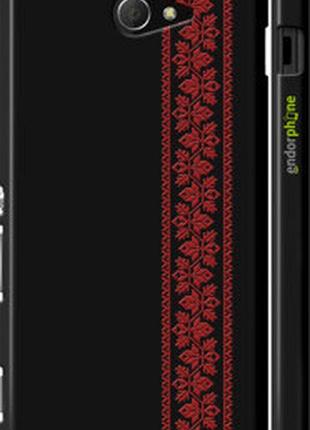Чехол на sony xperia m2 dual d2302 вышиванка 53 "2041m-61-2448"