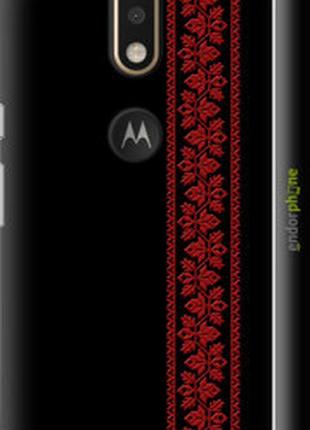 Чехол на motorola moto g4 вышиванка 53 "2041m-511-2448"