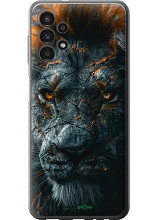 Чехол на samsung galaxy a13 a135f пламенный лев "6153u-2498-2448"