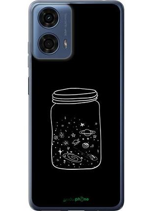 Чехол на motorola moto g24 power космос в банке "4297u-3665-10746"