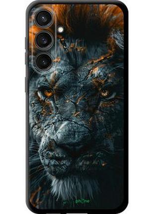Чехол на samsung galaxy s23 fe пламенный лев "6153b-3136-2448"