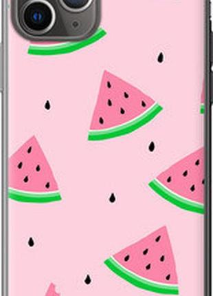 Чехол на iphone 11 pro розовый арбуз "4314t-1788-2448"
