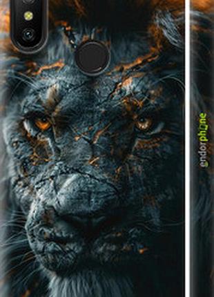 Чехол на xiaomi redmi 6 pro пламенный лев "6153m-1595-2448"