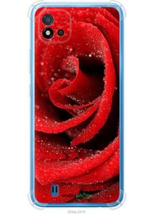 Чохол на realme c20a червона троянда "529sp-2416-2448"