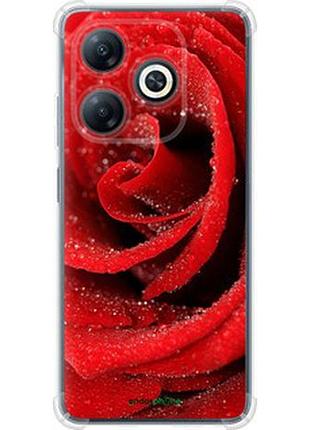 Чехол на tecno spark 20 красная роза "529sp-3435-2448"