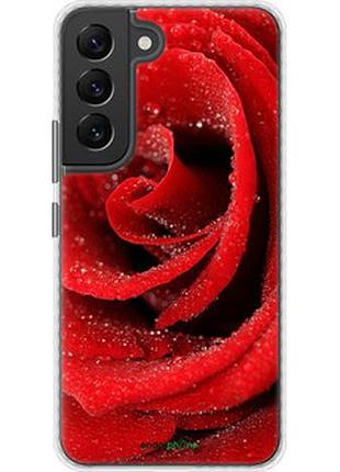 Чохол на samsung galaxy s22 червона троянда "529pc-2494-2448"