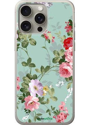 Чохол на iphone 15 pro max квіткові шпалери 2 "862u-3098-2448"