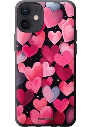 Чехол на iphone 12 mini сердечки 4 "5662u-2071-2448"