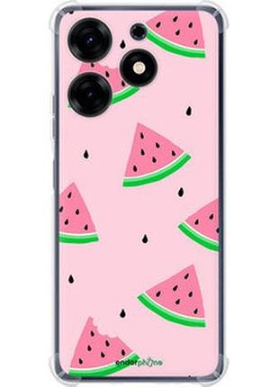 Чехол на tecno spark 10 pro розовый арбуз "4314sp-3022-2448"