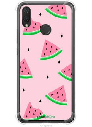Чехол на huawei nova 3i розовый арбуз "4314sp-1541-2448"