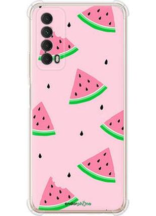 Чехол на huawei p smart 2021 розовый арбуз "4314sp-2100-2448"
