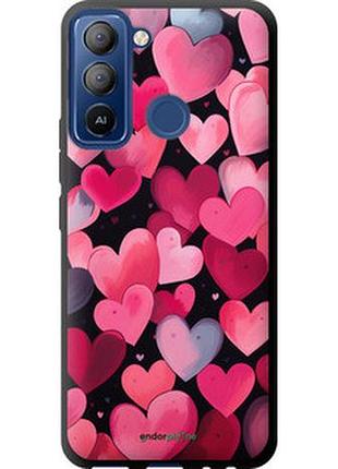 Чехол на tecno pop 5 lte bd4 сердечки 4 "5662b-2639-2448"