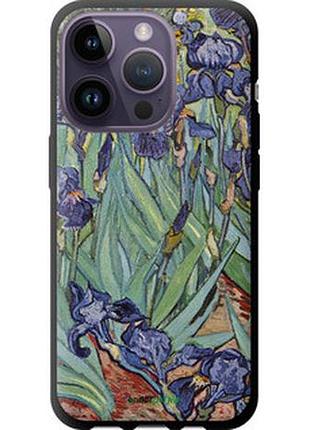 Чехол на iphone 14 pro винсент ван гог. ирисы "161b-2646-2448"