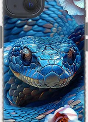 Чехол на iphone 13 blue snake "6079pc-2374-2448"