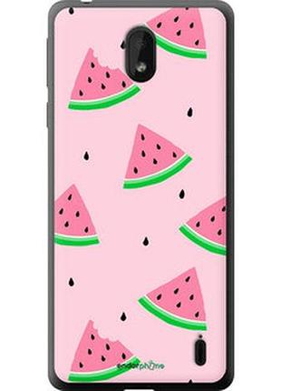 Чехол на nokia 1 plus розовый арбуз "4314u-1677-2448"